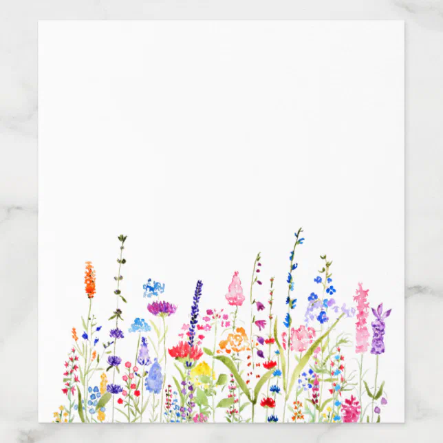 Eno Greeting Watercolor Flower Greeting Card With ... – Grandado