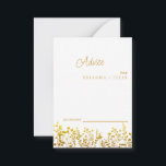 Colorful Wildflower Wedding Advice Card<br><div class="desc">This is Beautiful elegant wildflower Wedding Advice Card. This colorful wildflower wedding advice card is perfect for your simple,  whimsical boho rainbow summer wedding. It is perfect as wedding place cards,  business cards and more. Click on the customize it button to personalize the design.</div>