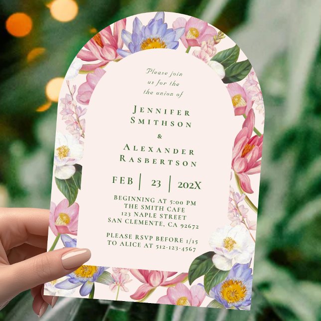 Colorful Wildflower Wedding Invitation (Creator Uploaded)