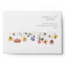 Colorful Wildflower | Wedding Invitation Envelope