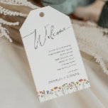 Colorful Wildflower | Wedding Welcome Gift Tags<br><div class="desc">These colorful wildflower | wedding welcome gift tags are perfect for your simple, whimsical boho rainbow summer wedding. The bright, enchanted pink, yellow, orange, and gold color florals give this product the feel of a minimalist elegant vintage hippie spring garden. The modern design is artsy and delicate, portraying a classic...</div>