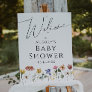 Colorful Wildflower Welcome Baby Shower Foam Board