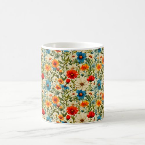 Colorful Wildflowers 6 Coffee Mug