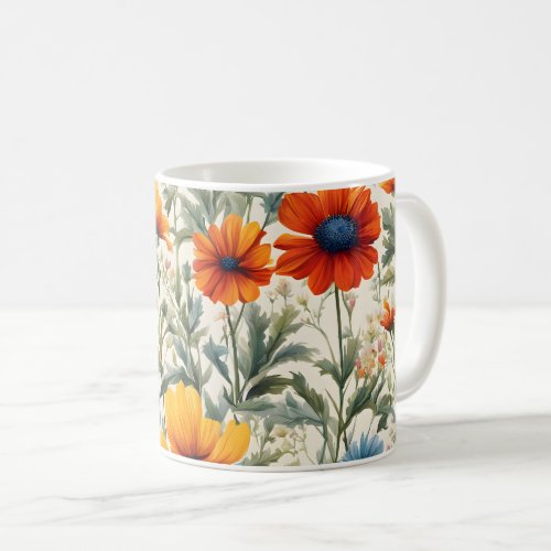 Colorful Wildflowers 7 Coffee Mug