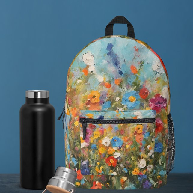 Colorful Wildflowers Backpack (Creator Uploaded)
