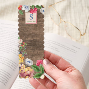 Colorful Wildflowers Floral Bouquet Art Pattern Bookmarks