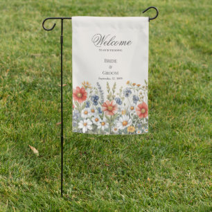 Colorful Wildflowers Garden Flag