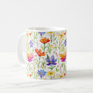 Colorful Wildflowers in a Field Coffee Mug