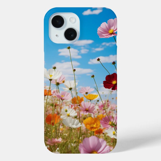 Colorful Wildflowers in Spring Case-Mate iPhone Case (Back)
