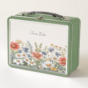 Colorful Wildflowers Lunchbox