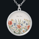 Colorful Wildflowers Necklace<br><div class="desc">Beautiful Colorful Wildflowers Necklace</div>