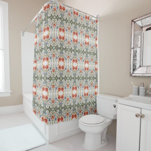Colorful Wildflowers Shower Curtain