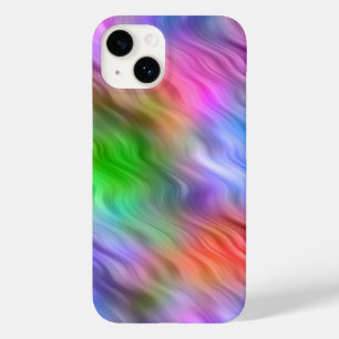 Colorful Wildflowers Wavy Texture Case-Mate iPhone 14 Case