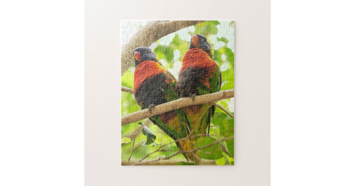 Colorful Wildlife Birds Jigsaw Puzzles For Adults | Zazzle