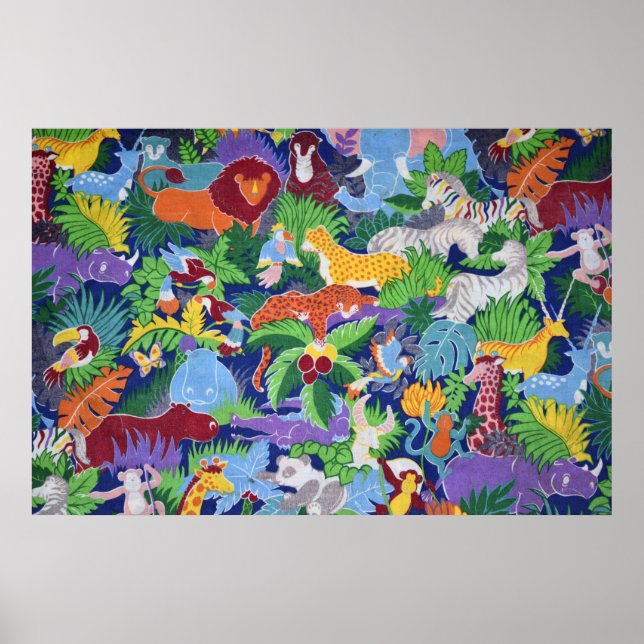 Colorful Wildlife Poster (Front)
