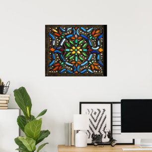 Colorful Window Design Poster