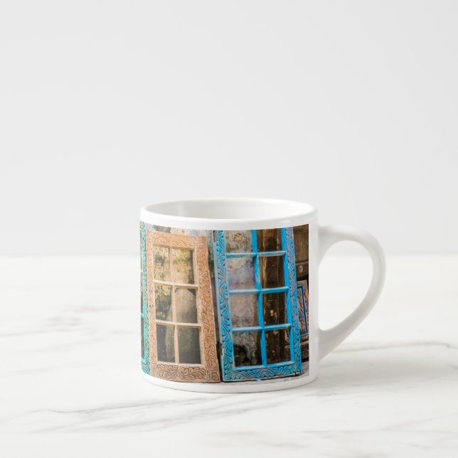 Colorful window frames espresso cup (Right)