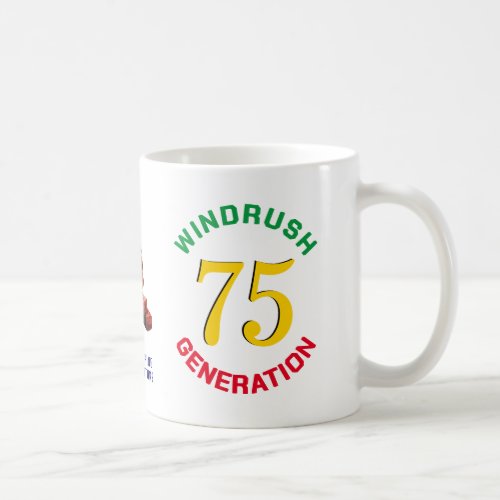 Colorful WINDRUSH GENERATION 75th Anniversary Coffee Mug