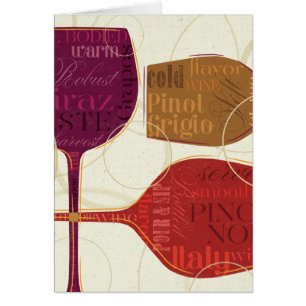 Colorful Wine Cards