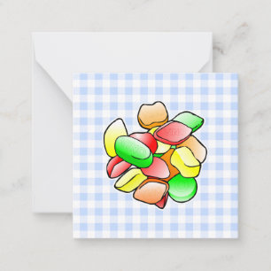 Colorful Wine Gums Mothers Day Note Card
