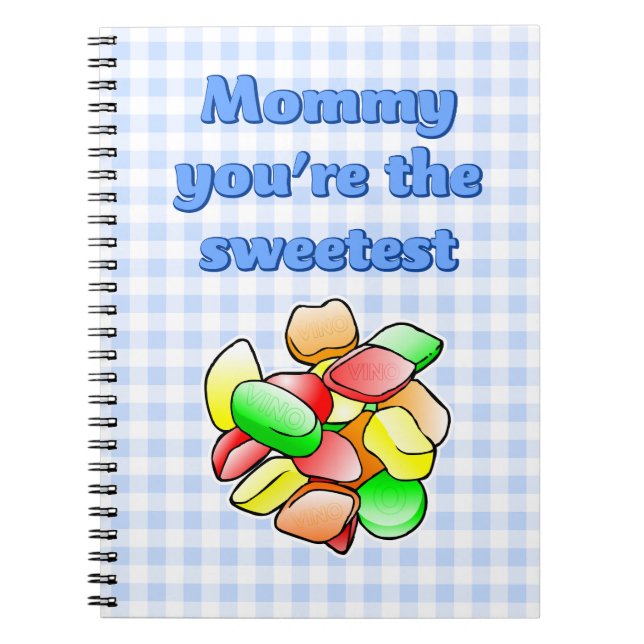 Colorful Wine Gums Notebook (Front)