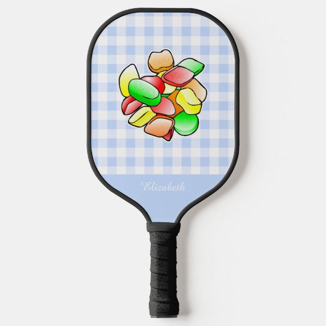 Colorful Wine Gums Pickleball Paddle (Front)