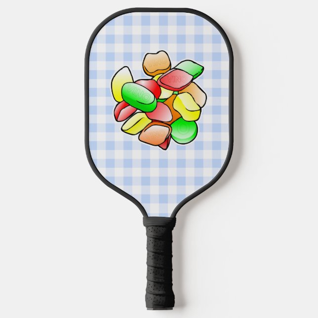 Colorful Wine Gums Pickleball Paddle (Front)