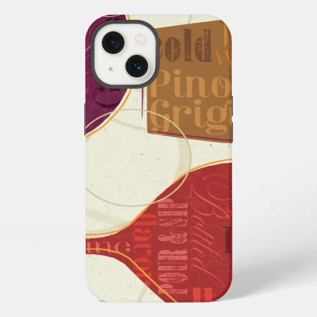 Colorful Wine Iphone Case (Back)