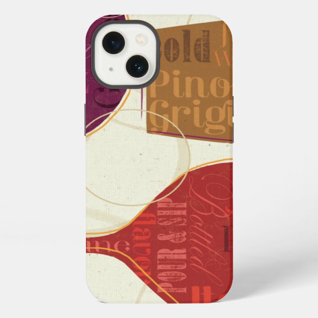 Colorful Wine Iphone Case (Back)