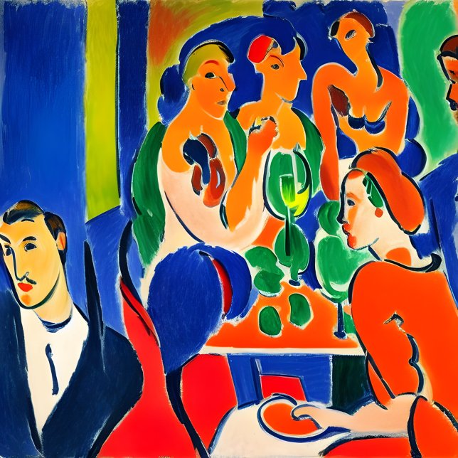 Colorful Wine Mom Club Canvas Print (Creator Uploaded)