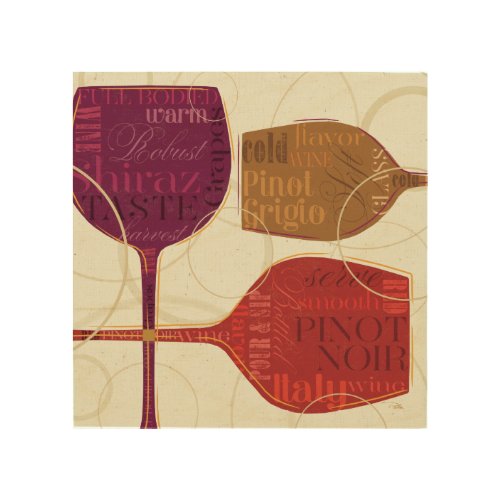 Colorful Wine Wood Wall Decor