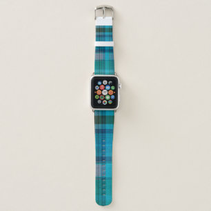 Colorful winter masculine seamless plaid texture. apple watch band