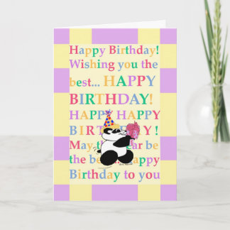 Colorful wishes to a 'be-hue-tiful' individual card