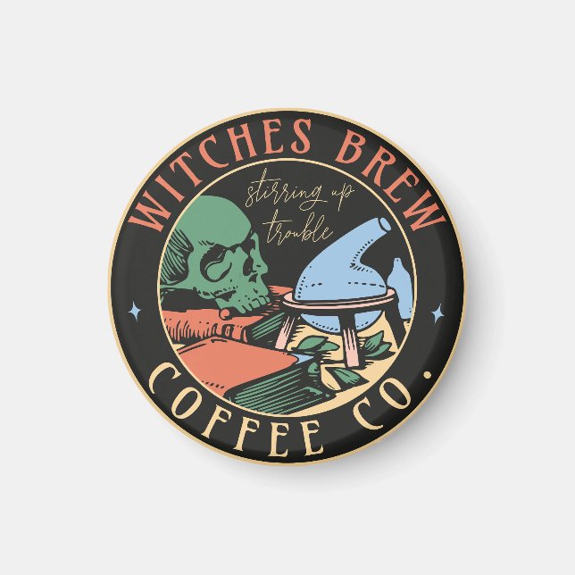 Colorful Witches Brew  Magnet (Front)