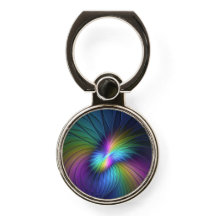 Colorful With Blue Modern Abstract Fractal Art