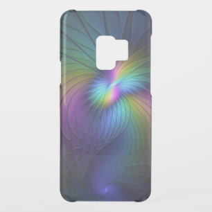 Colorful With Blue Modern Abstract Fractal Art Uncommon Samsung Galaxy S9 Case