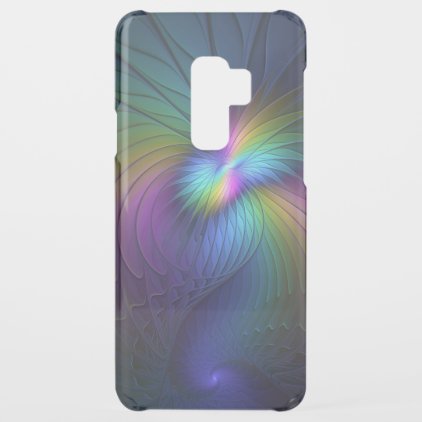 Colorful With Blue Modern Abstract Fractal Art Uncommon Samsung Galaxy S9 Plus Case