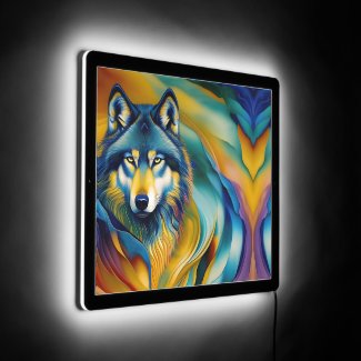 Colorful Wolf Mountain Waves
