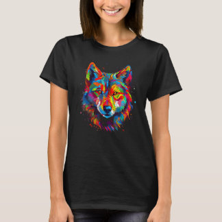 Colorful Wolf T-Shirt