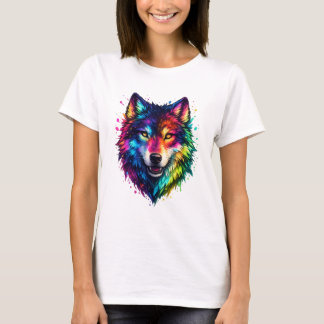 Colorful Wolf T-Shirt
