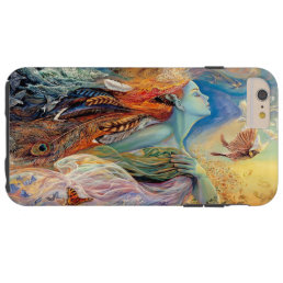 Colorful Woman Painting Tough iPhone 6 Plus Case