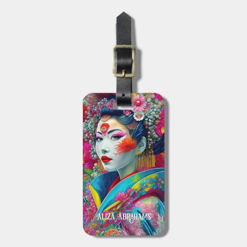 Colorful Women Personalized Acrylic Luggage Tag