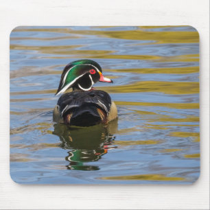 Colorful Wood Duck Mouse Pad