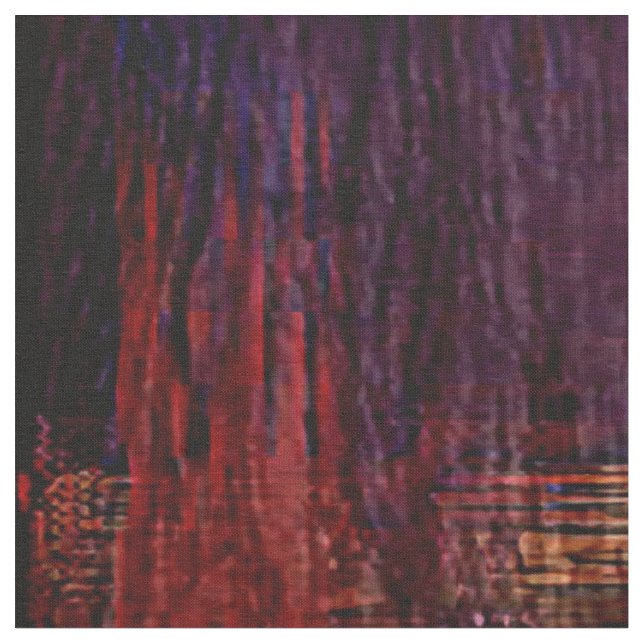 Colorful Wood Grain Texture #2 Fabric (Close Up)