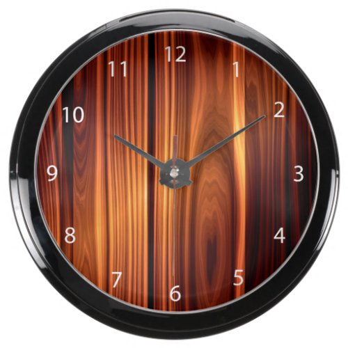 colorful wood texture varnished wood aqua clock