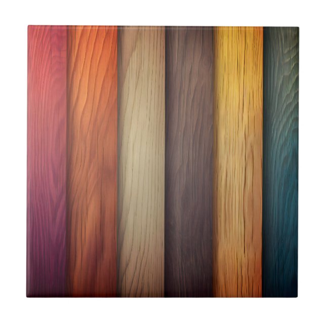 Colorful Wood Tile (Front)