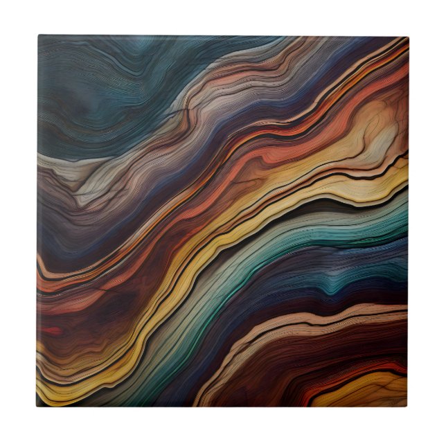 Colorful Wood Tile (Front)