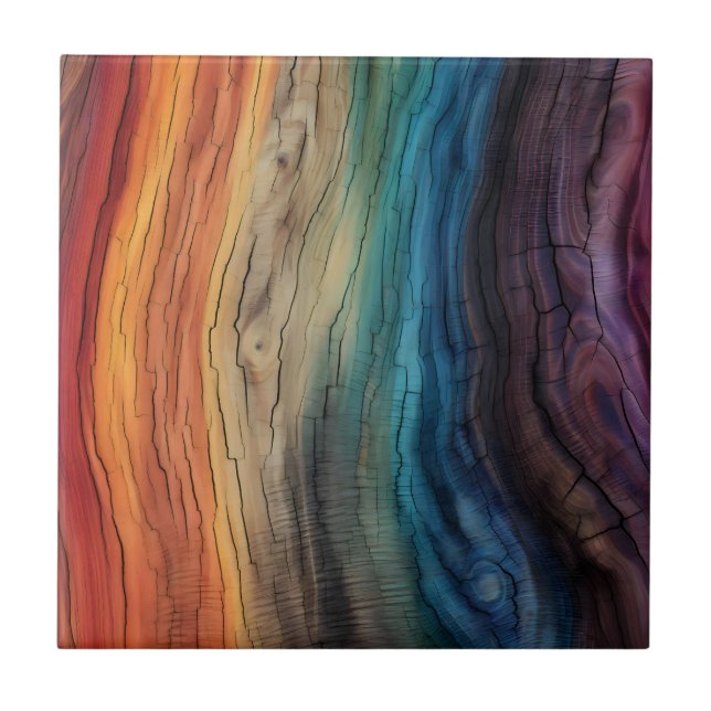 Colorful Wood Tile (Front)