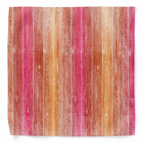 colorful wood wall bandana