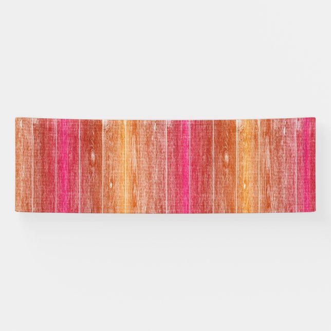 colorful wood wall banner (Horizontal)